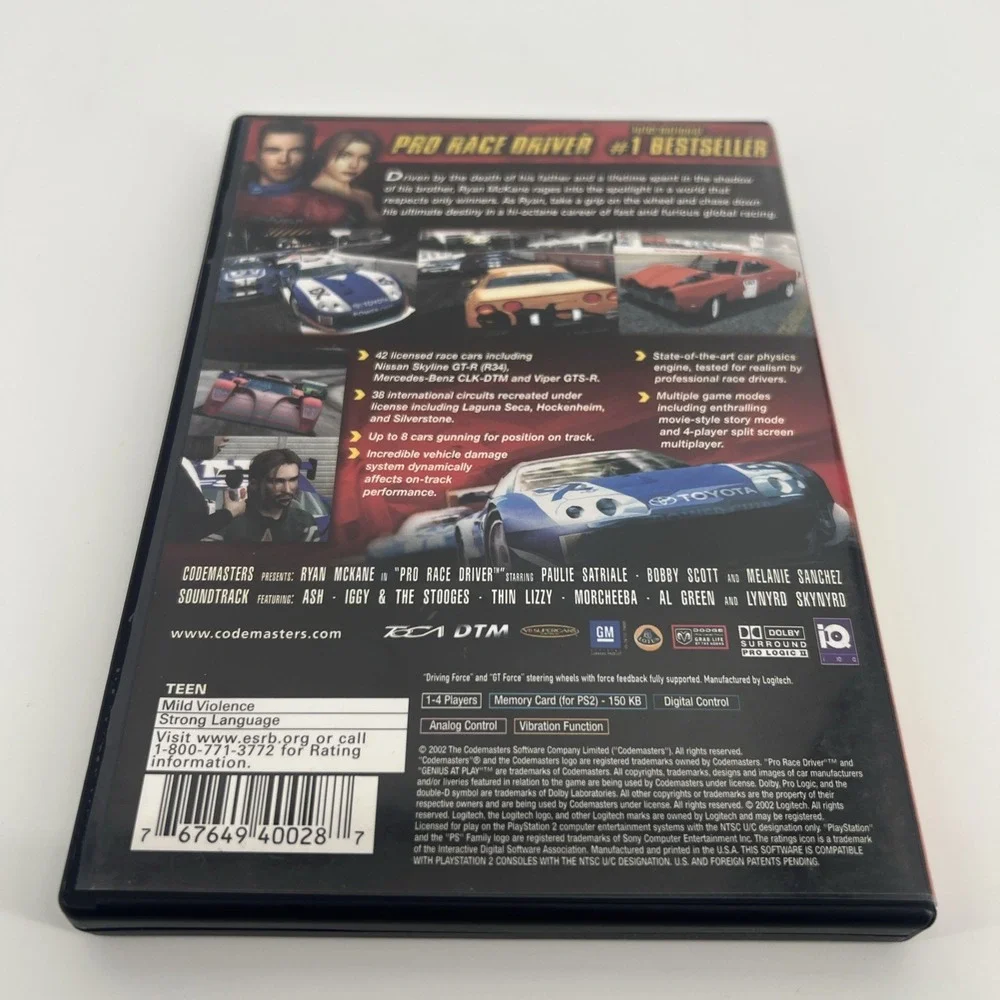 Pro Race Driver - Playstation 2 PS2 Game - Complete & Tested